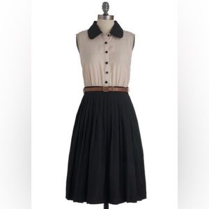 ModCloth (Freeway) pleated dress